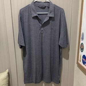 Travis Mathew Charcoal Polo Shirt